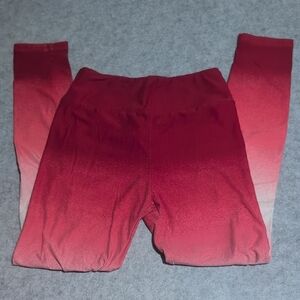 LuLaRoe Kids Gradient Red Leggings